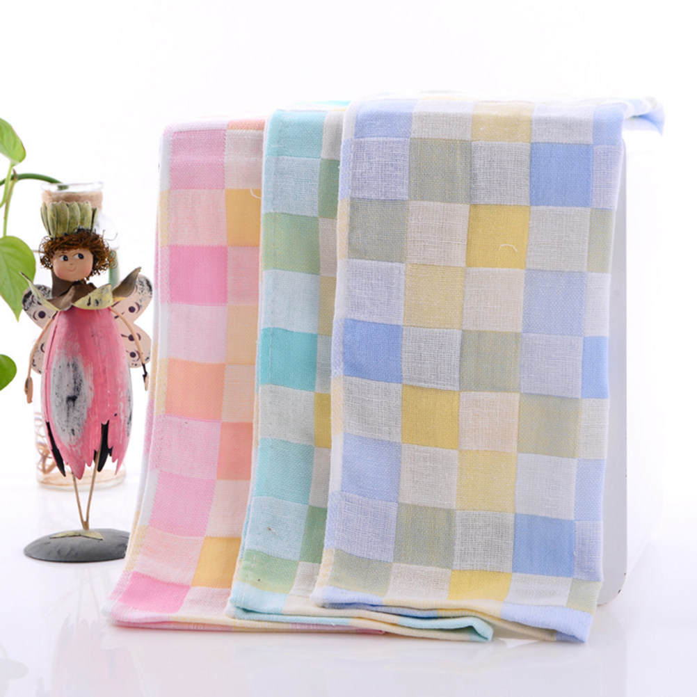 Home Textiles In Pakistan - 3Pcs Gauze Towels Double Layered Absorbent