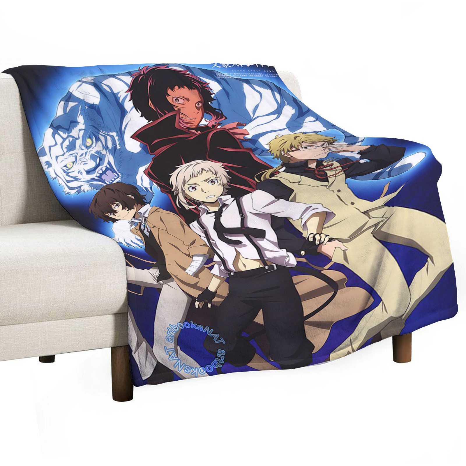Home Textiles Throw - Bungo Stray Dogs Sofa Throw Blanket