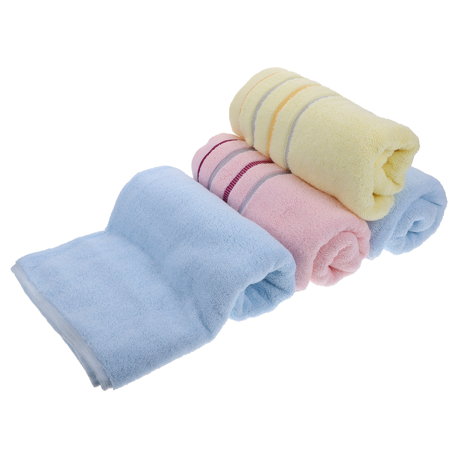 Home Textiles In Pakistan - 4Pcs Heavy Duty Cotton Bath Towels