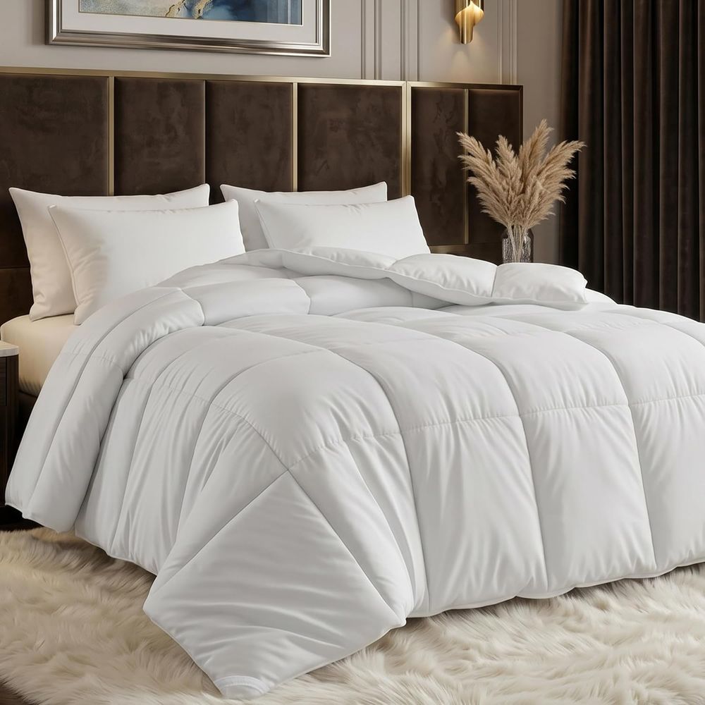 Duvet Insert White - Queen Size All Season Duvet Insert,
