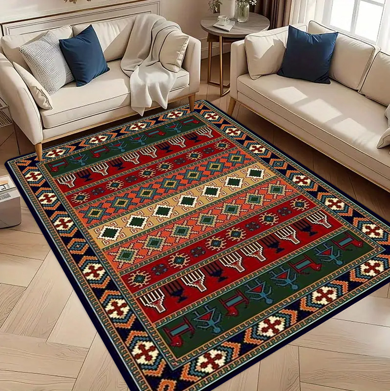Home Textiles Rug - Ethnic Geometric Pattern Living Room Rug