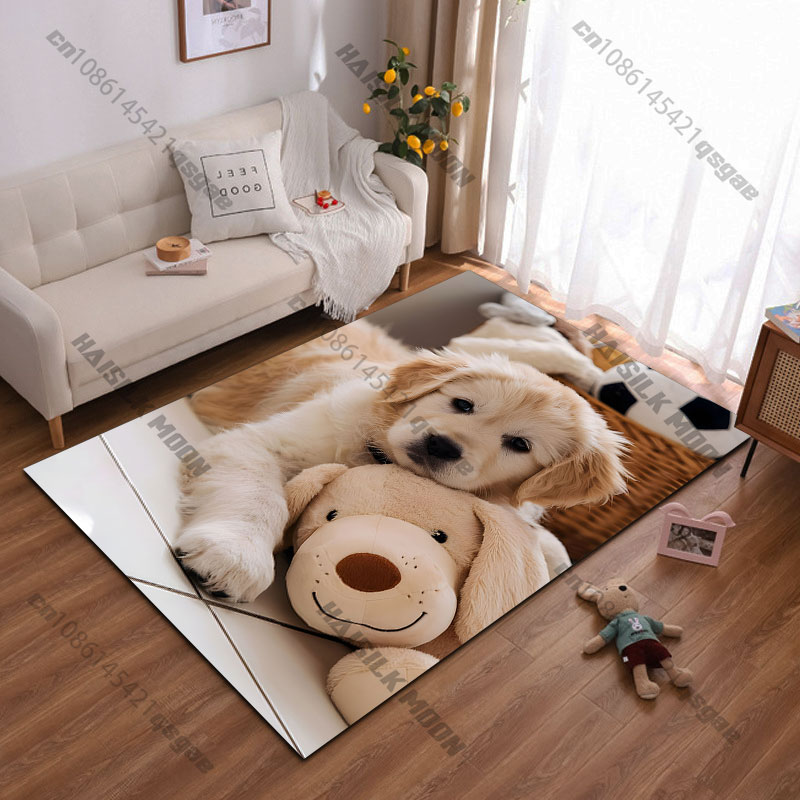 Home Textiles Rug - Dog stuffed animalcarpet Yoga living room