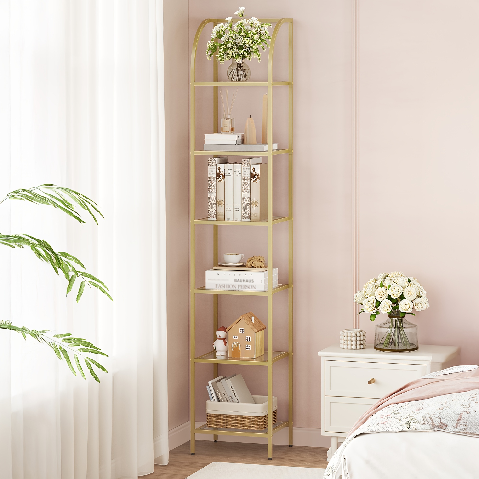 Bookcase Bookshelf, Tempered G – обзор и цена Home & Hotel Textiles Private Limited