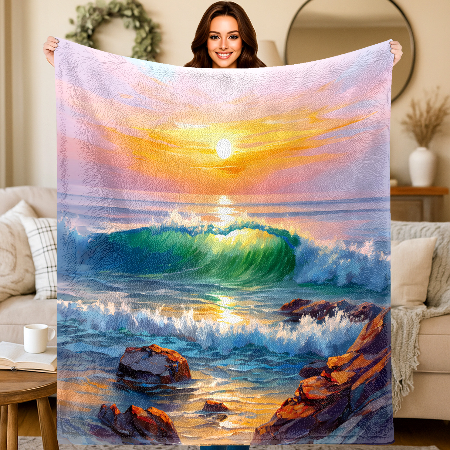 Inspiration Ocean Sunrise Patt – обзор и цена Sunrise Home Textiles & Apparel