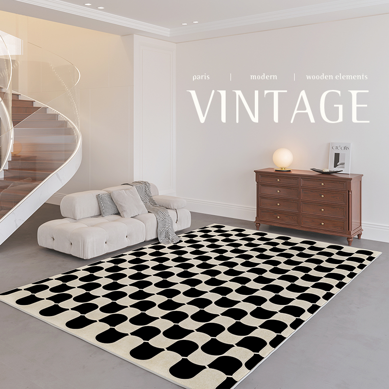 French Retro Rugs for Bedroom  – обзор и цена Home Textiles Plaid