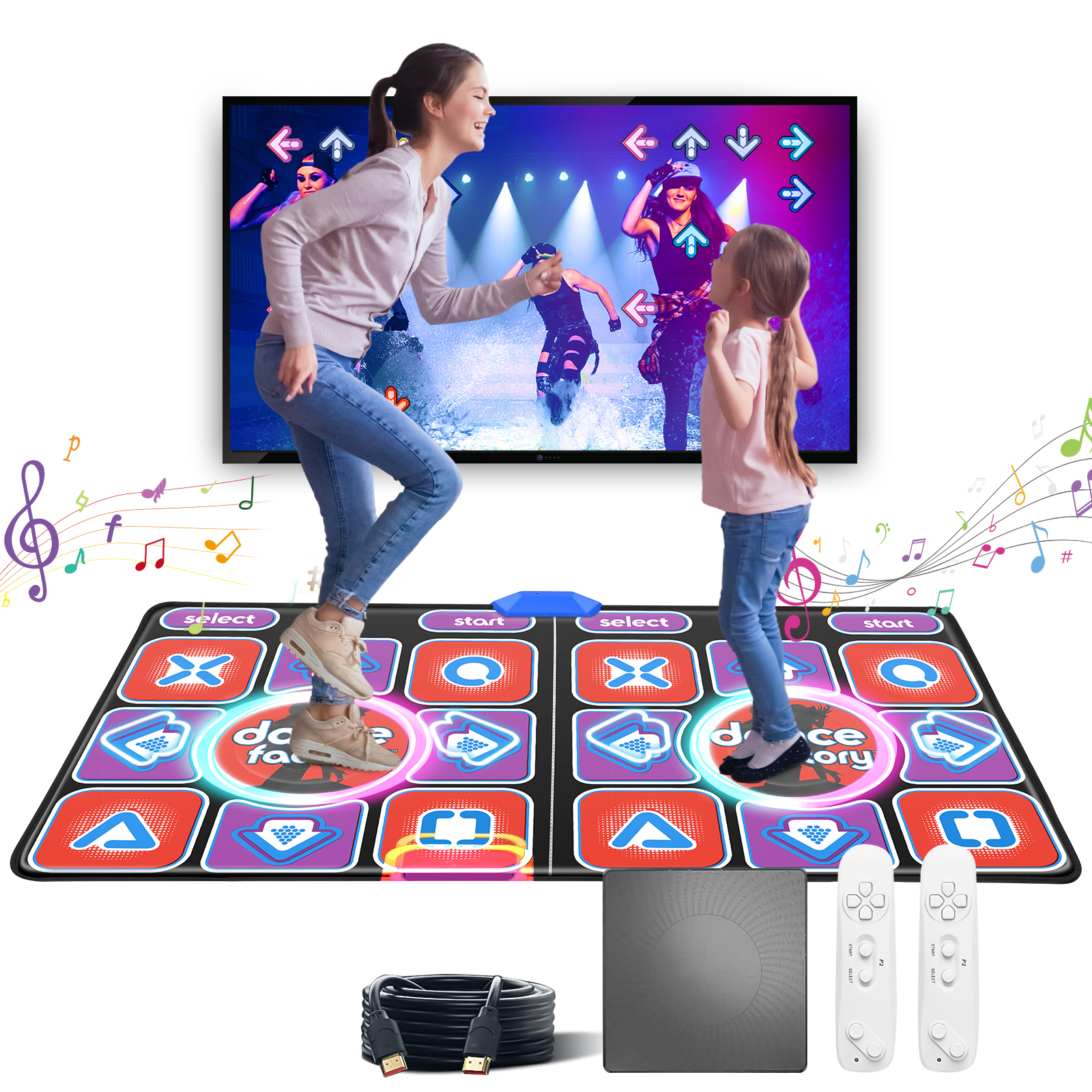 Dance Mat Girls Kids, Upgraded – обзор и цена Home Textiles Plaid