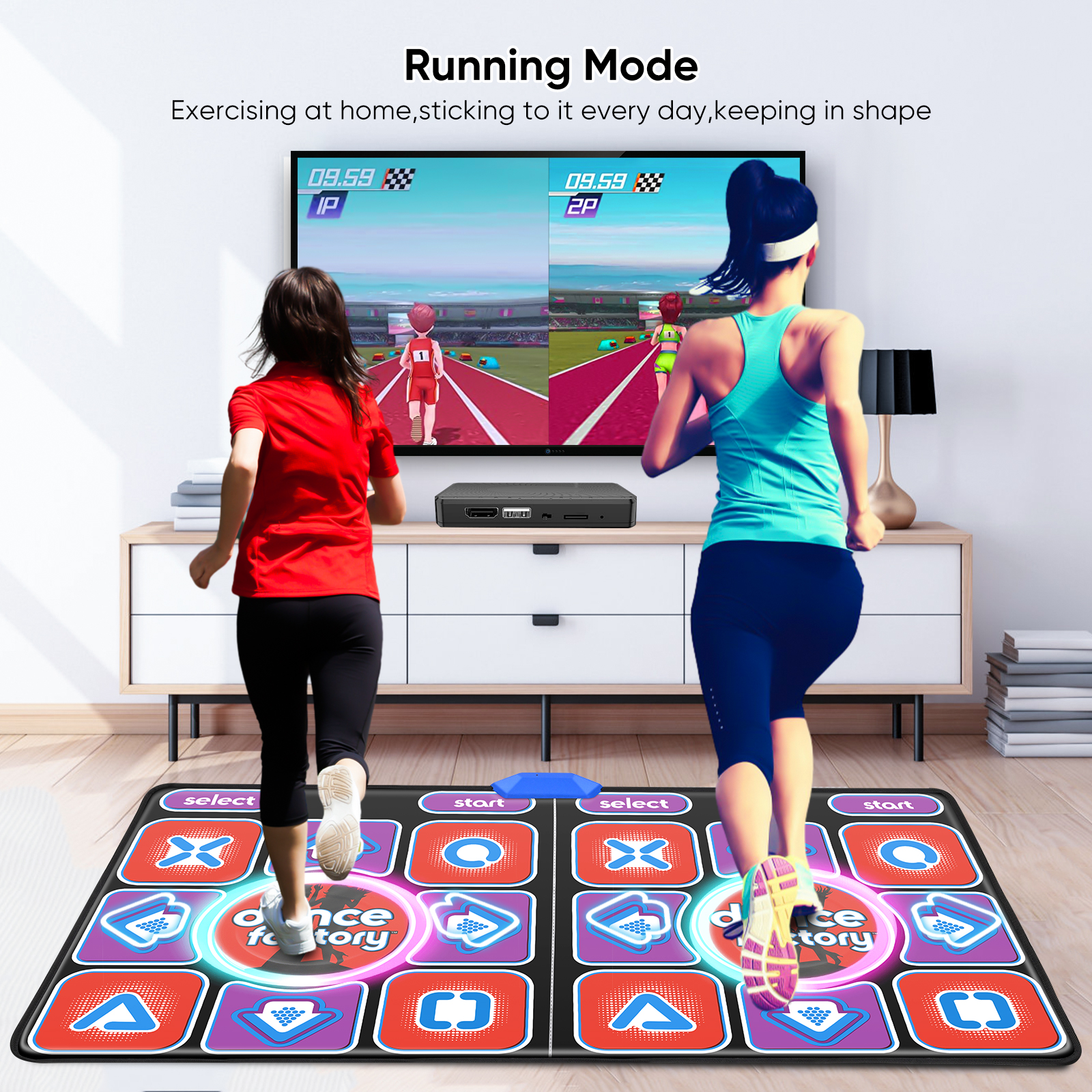 Dance Mat Girls Kids, Upgraded – обзор и цена Home Textiles Plaid