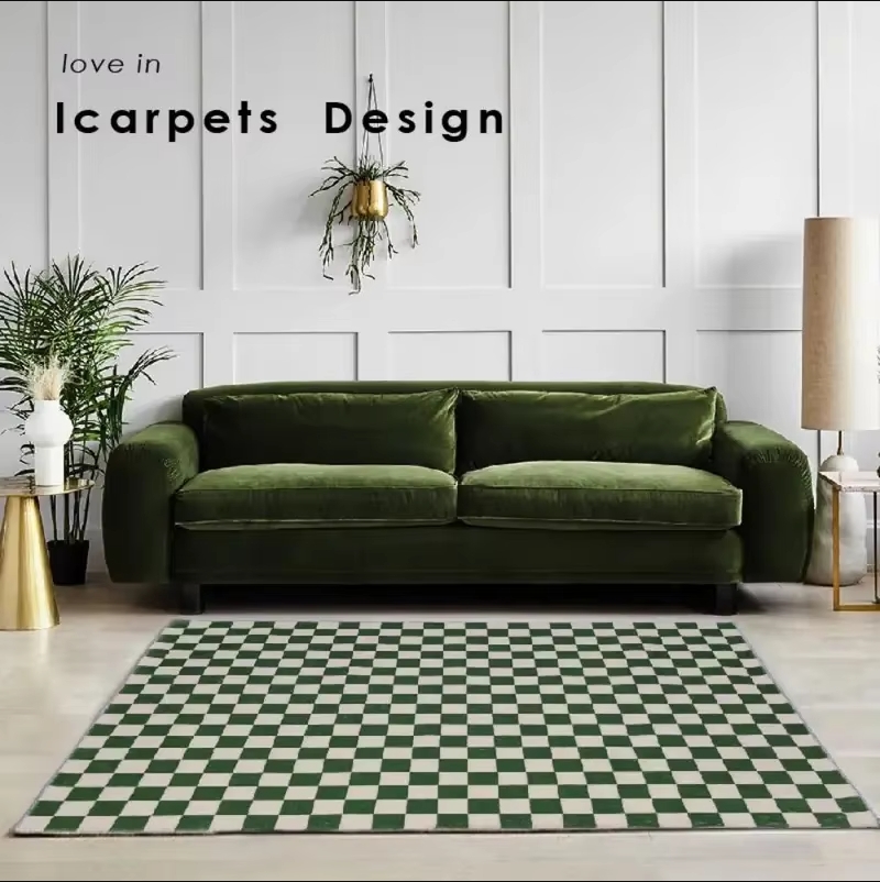 VIKAMA Checkerboard Carpet Liv – обзор и цена Home Textiles Plaid
