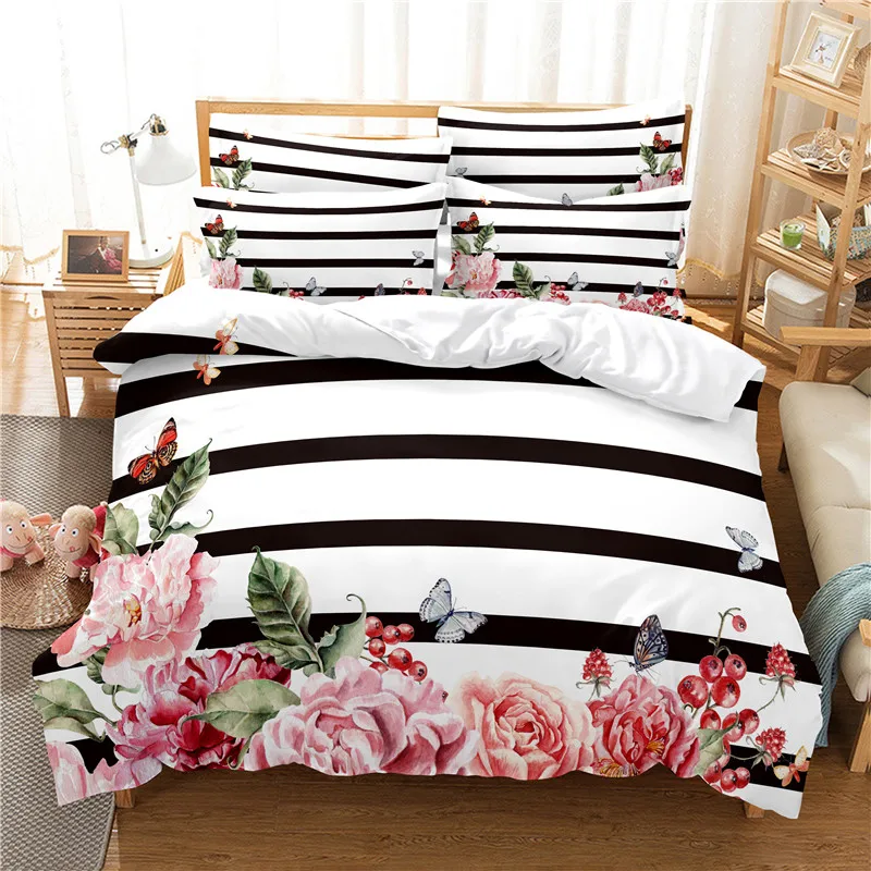 Flowers Bedding Set Duvet Cove – обзор и цена Linen Duvet Cover