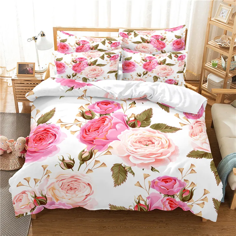 Flowers Bedding Set Duvet Cove – обзор и цена Linen Duvet Cover