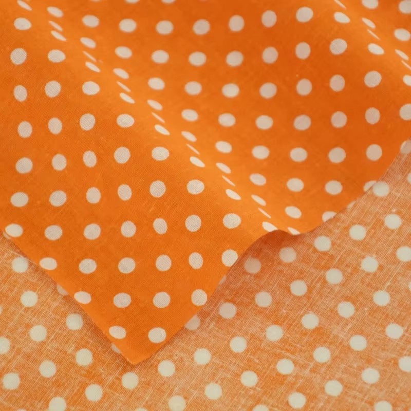 50X150CM White Orange Polka Do – обзор и цена Home Textiles And Decor