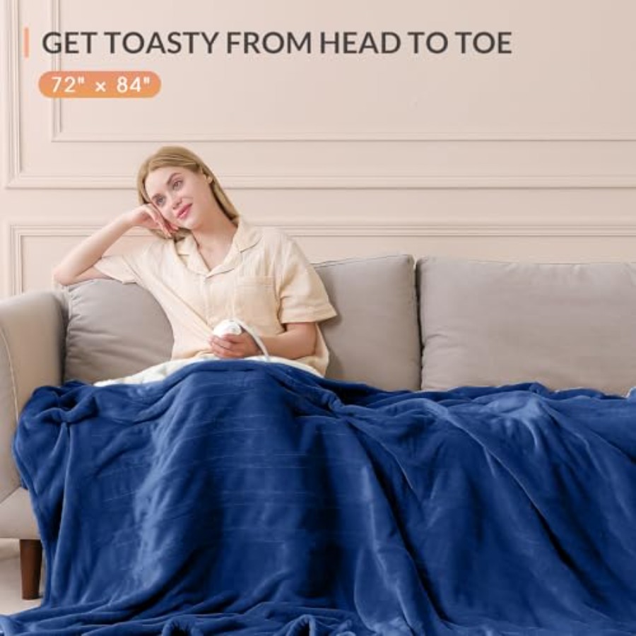 LuxeHeat Heated Blanket Electr – обзор и цена Electric Blanket Heated