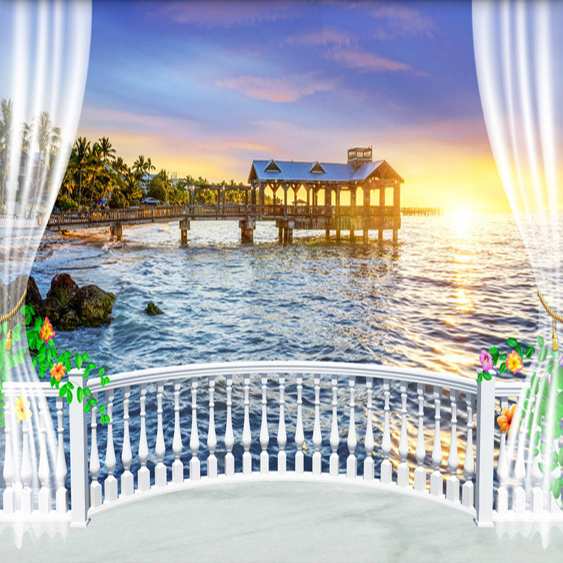 Custom Photo Wallpaper 3D Balc – обзор и цена Sunrise Home Textiles & Apparel