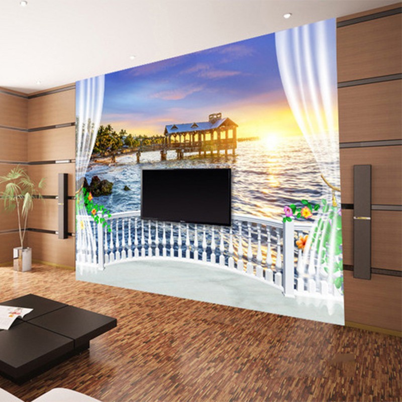 Custom Photo Wallpaper 3D Balc – обзор и цена Sunrise Home Textiles & Apparel