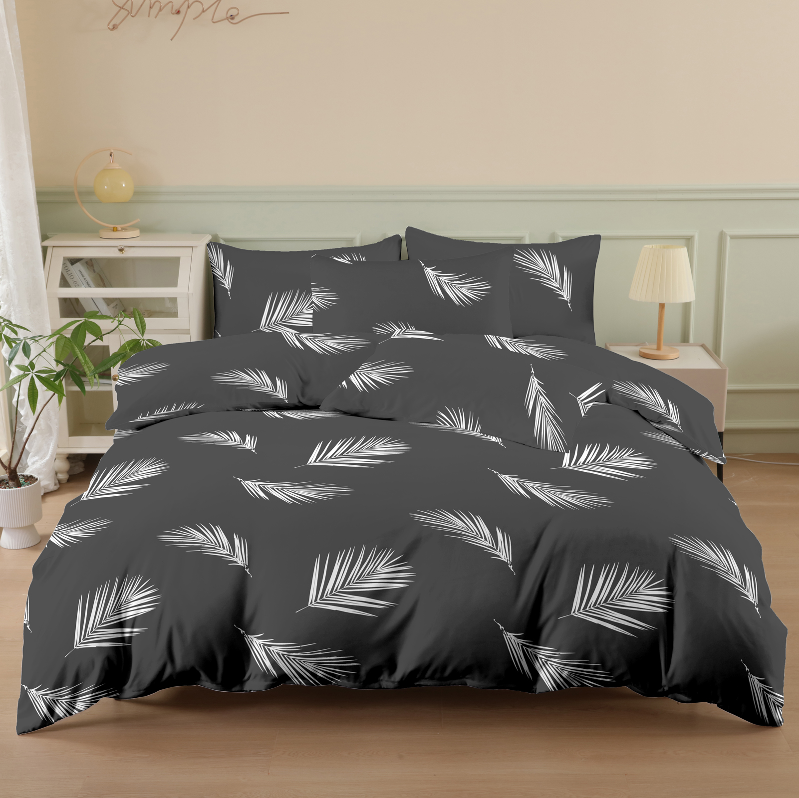 White Feather Print Fleece Duv – обзор и цена Duvet Insert White