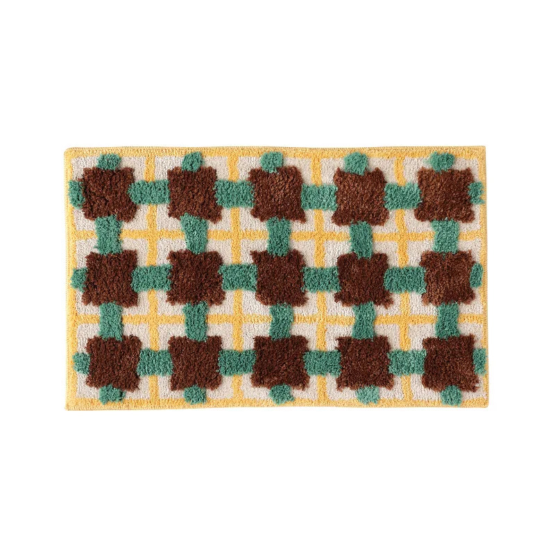 VIKAMA Non-Slip Floor Mat, Pla – обзор и цена Home Textiles Plaid