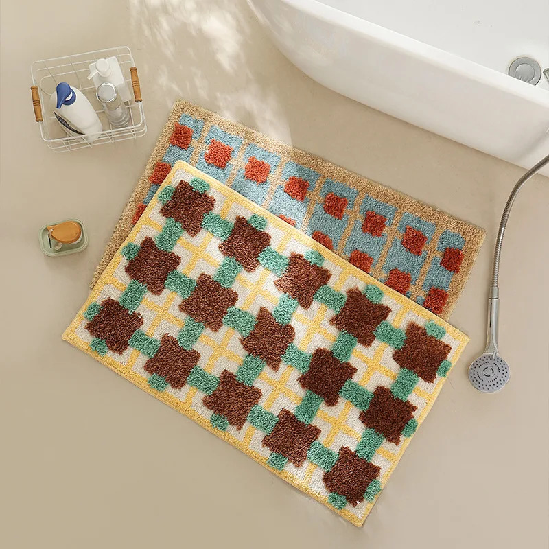 VIKAMA Non-Slip Floor Mat, Pla – обзор и цена Home Textiles Plaid
