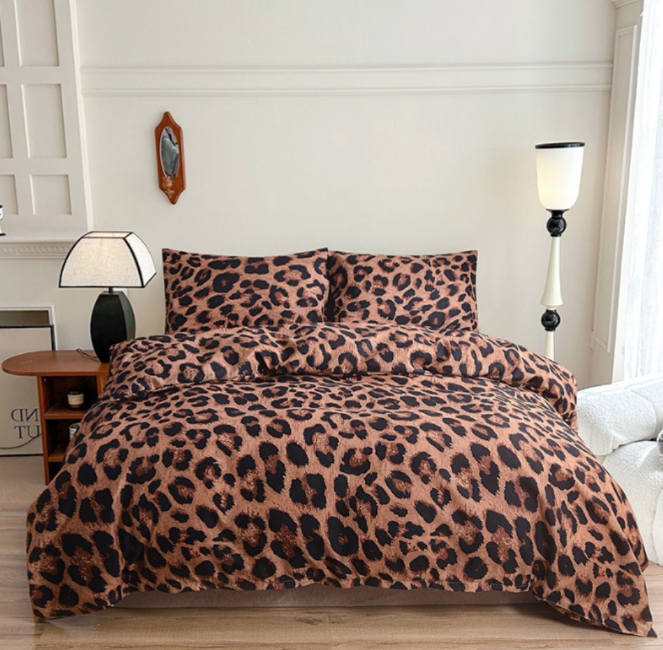 Best-selling leopard print cou – обзор и цена Linen Duvet Cover