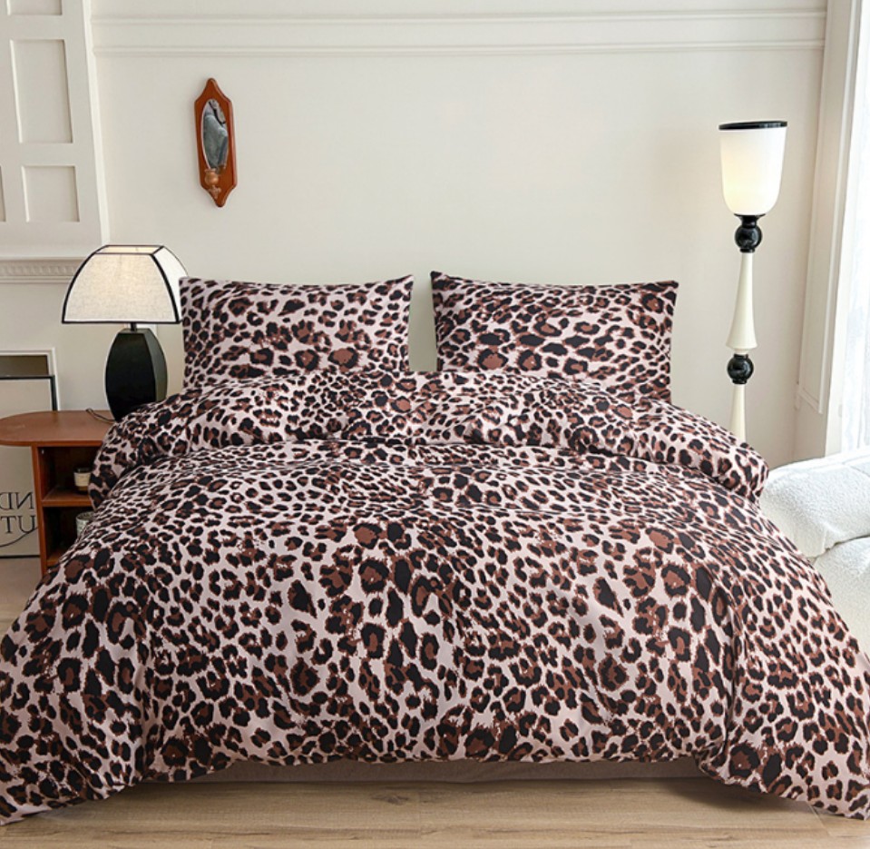 Best-selling leopard print cou – обзор и цена Linen Duvet Cover