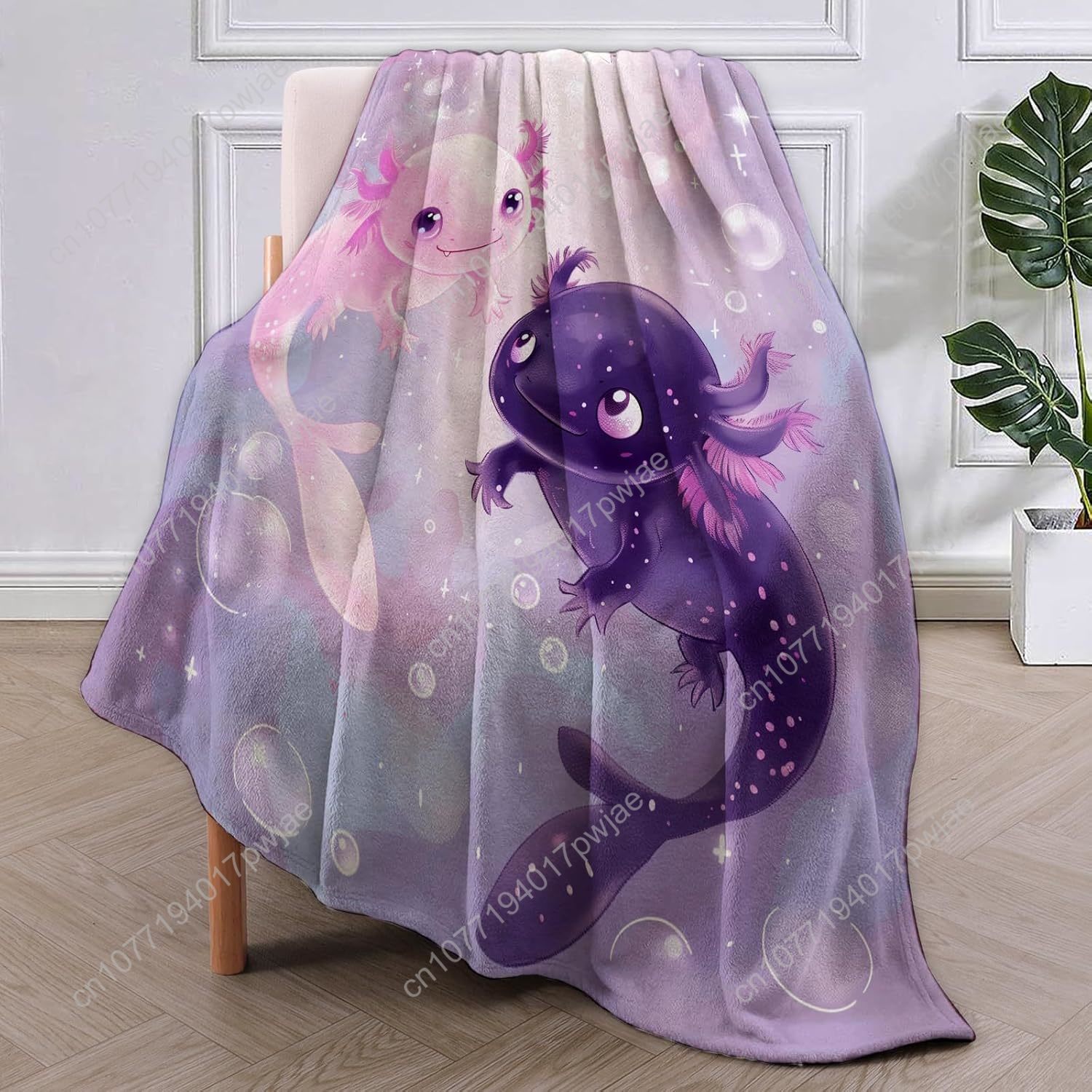 Axolotl Blanket Cute Axolotls  – обзор и цена Home Textiles Throw