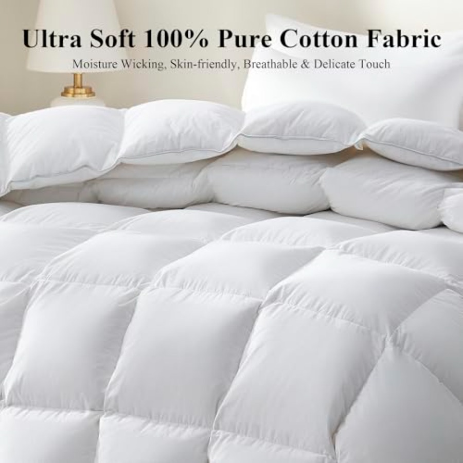 Goose Feather Down Fiber Comfo – обзор и цена Duvet Insert White