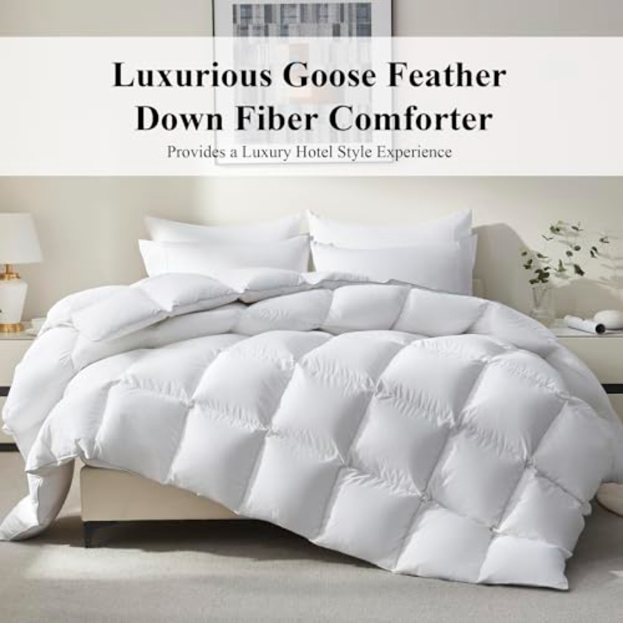 Goose Feather Down Fiber Comfo – обзор и цена Duvet Insert White