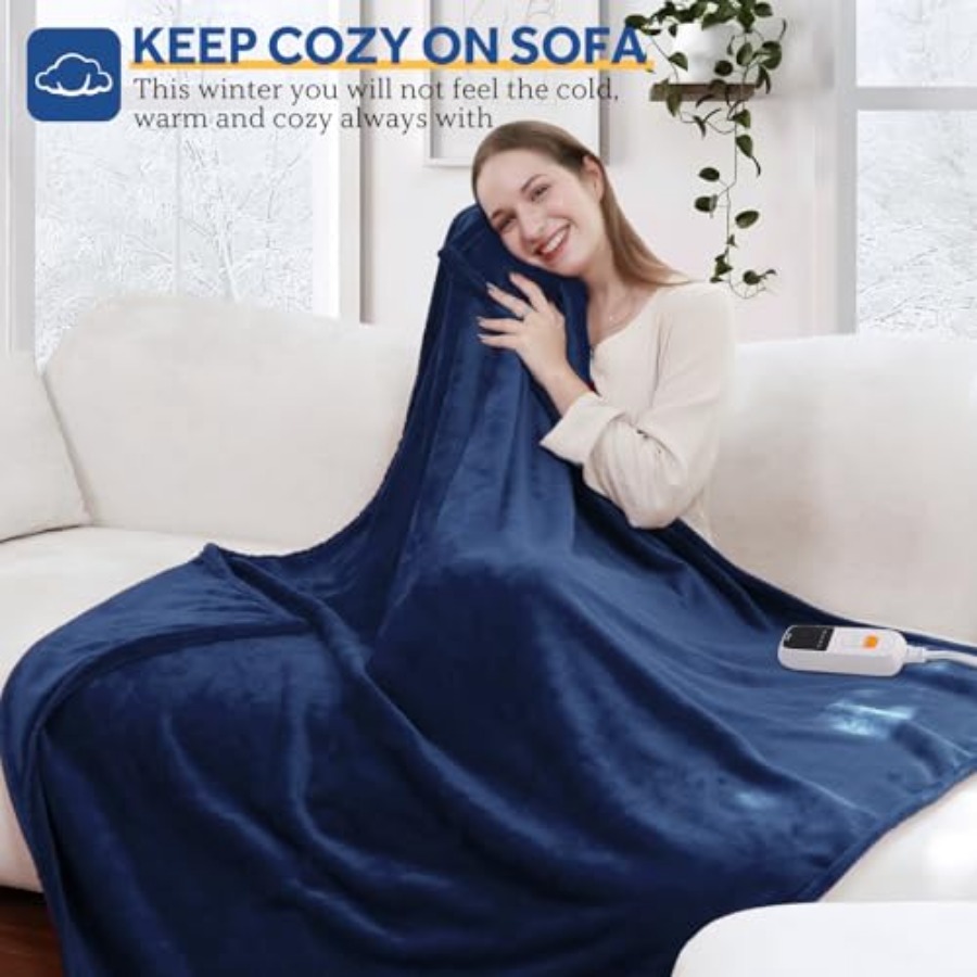 Heated Blanket Electric Throw  – обзор и цена Electric Blanket Heated