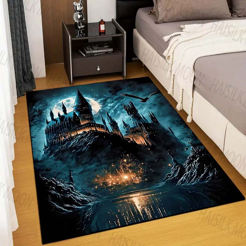 1PC Castle Magic School Print  – обзор и цена Home Textiles Rug
