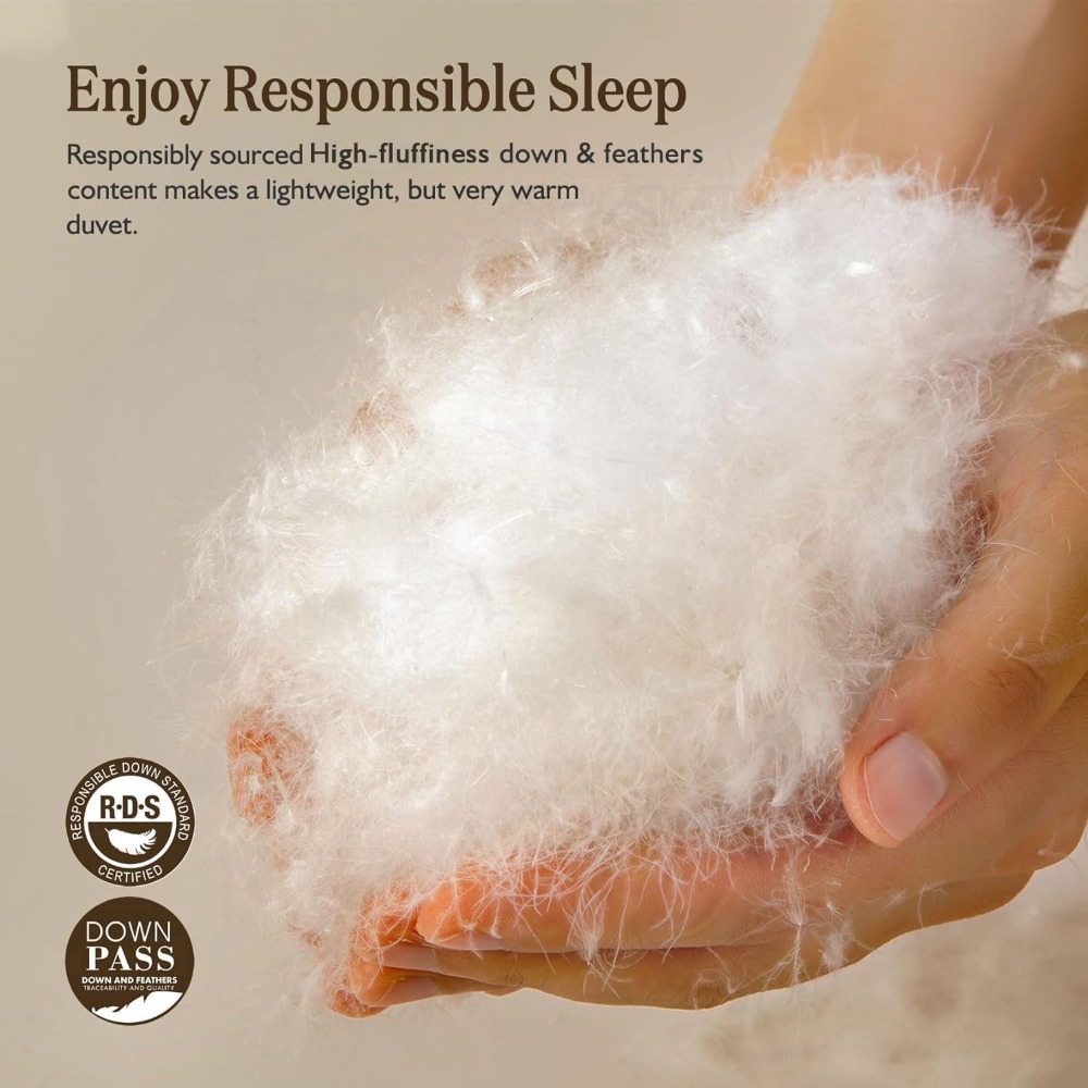 Organic Feather Down Comforter – обзор и цена Duvet Insert White