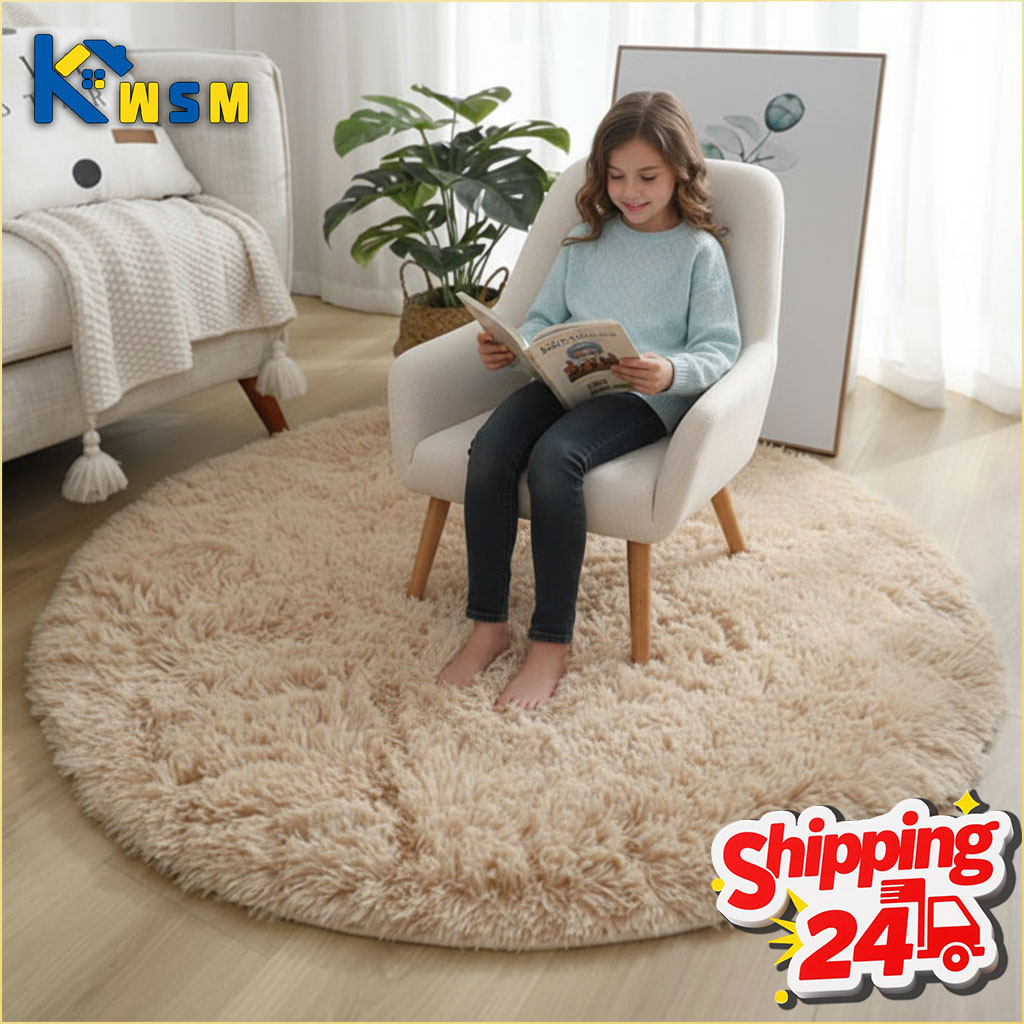 Super Soft Fluffy Round Rug Pl – обзор и цена Home Textiles Rug