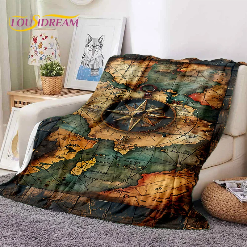 D Nautical Chart World Map Com – обзор и цена Home Textiles Throw