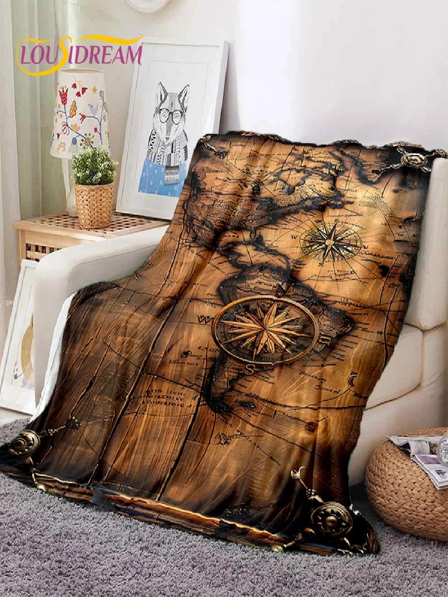 D Nautical Chart World Map Com – обзор и цена Home Textiles Throw