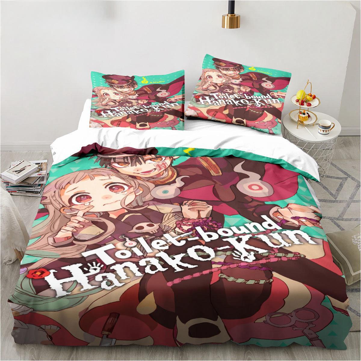 Anime Toilet-Bound Hanako-kun  – обзор и цена Linen Duvet Cover