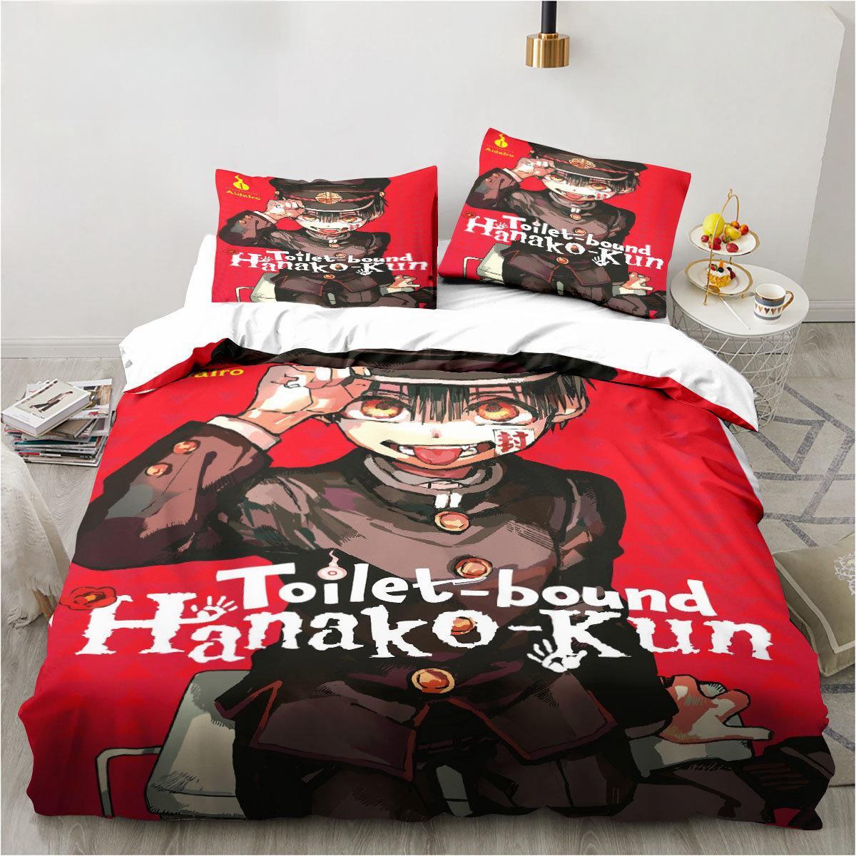 Anime Toilet-Bound Hanako-kun  – обзор и цена Linen Duvet Cover
