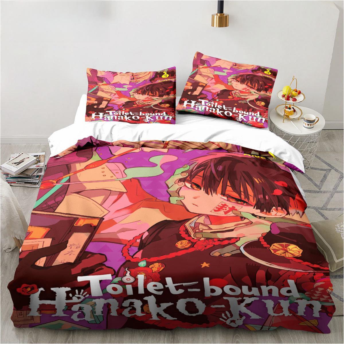 Anime Toilet-Bound Hanako-kun  – обзор и цена Linen Duvet Cover