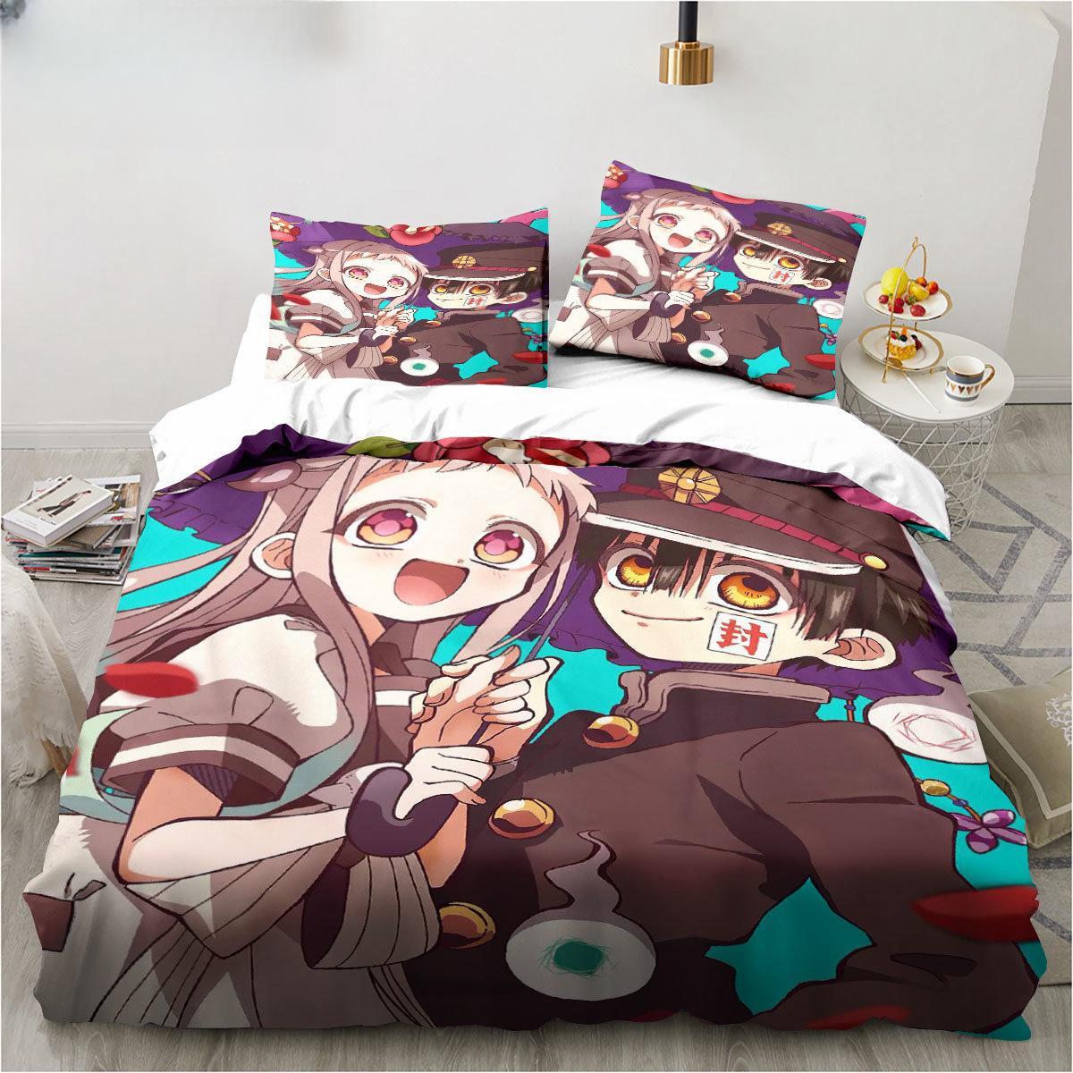 Anime Toilet-Bound Hanako-kun  – обзор и цена Linen Duvet Cover