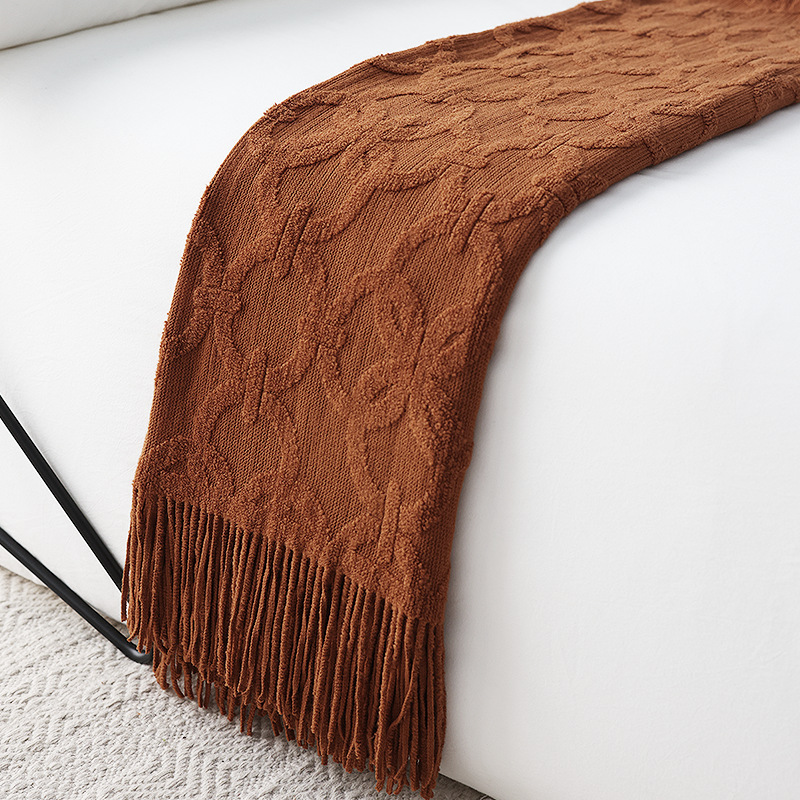 Nordic Knit Bed Runner  Soft T – обзор и цена Home Textiles Throw