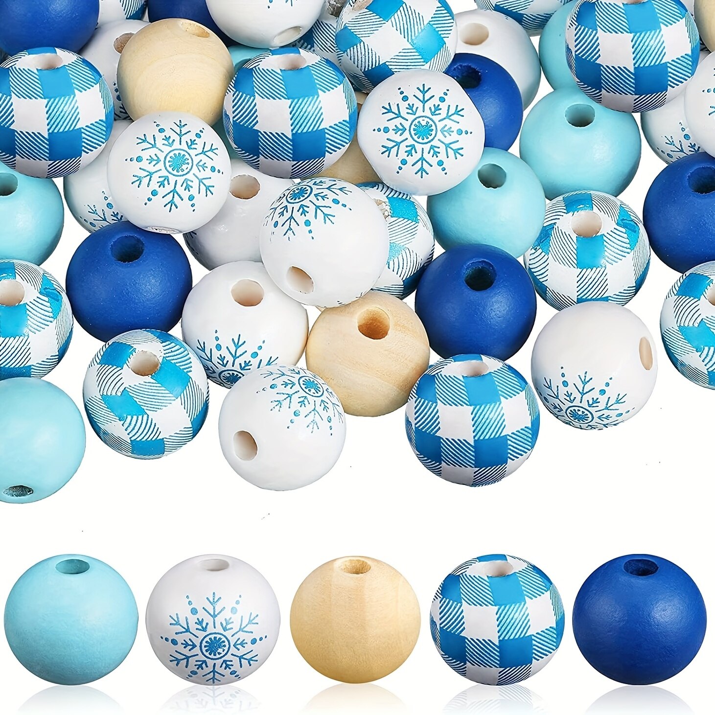 50pcs 16mm Snowflake Pattern W – обзор и цена Home Textiles Plaid