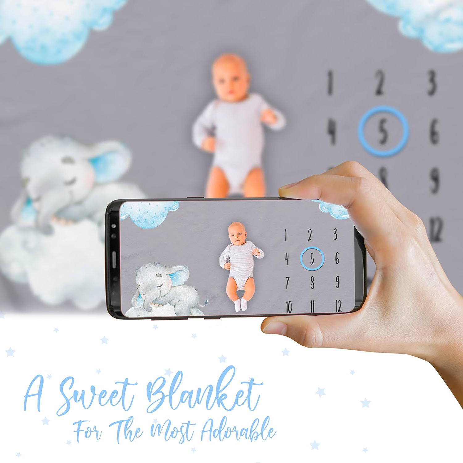 Baby Monthly Milestones Blanke – обзор и цена Home Textiles China