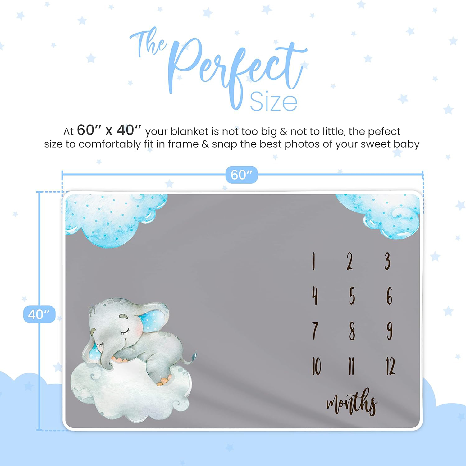 Baby Monthly Milestones Blanke – обзор и цена Home Textiles China