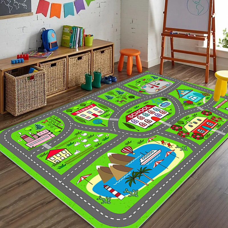 Car Play Mat for Girls and Boy – обзор и цена Home Textiles Plaid