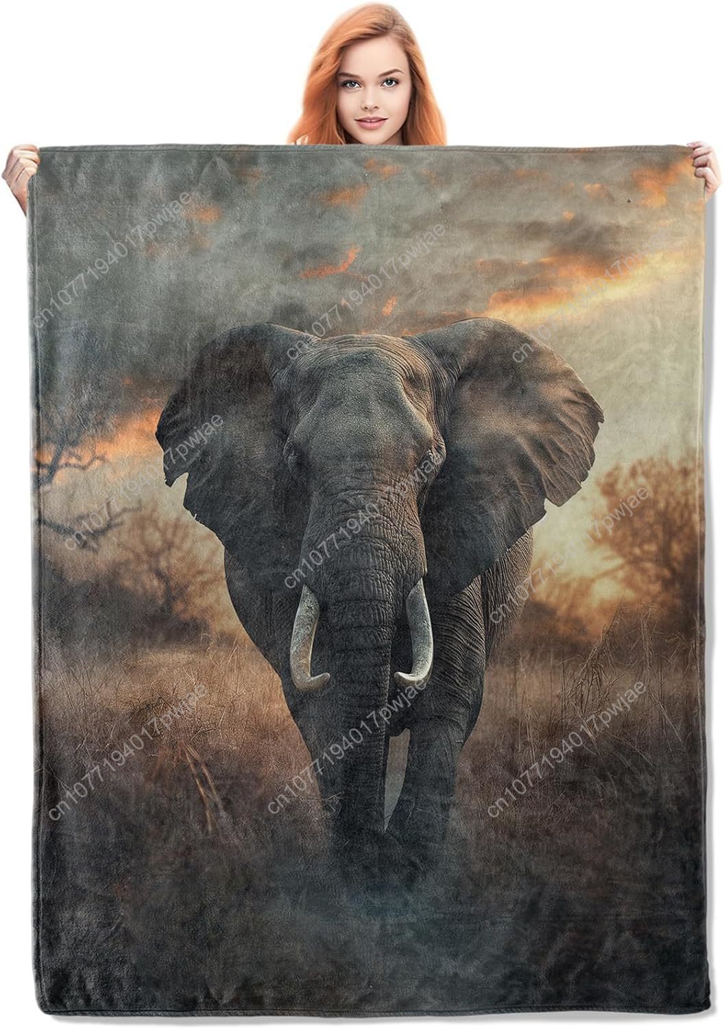 Elephant Fleece Blanket, Reali – обзор и цена Home Textiles Throw