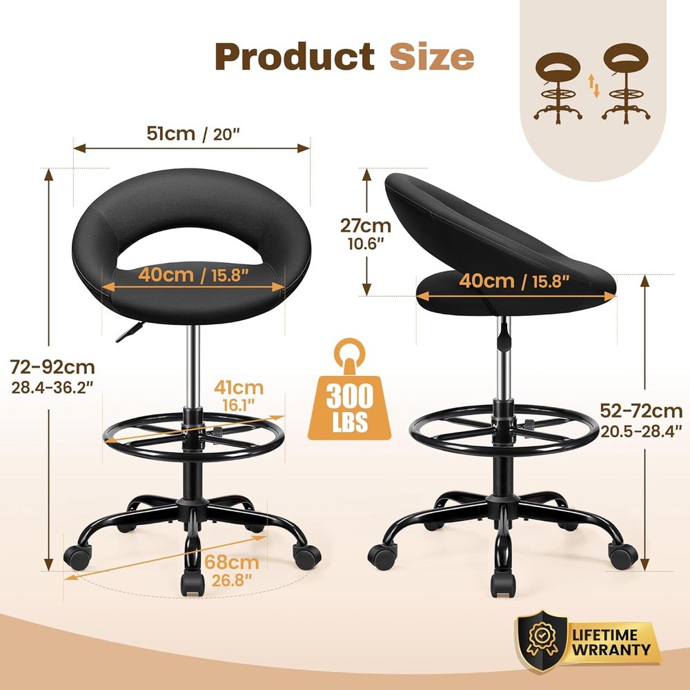 Adjustable Swivel Bar Stools w – обзор и цена Home & Hotel Textiles Private Limited