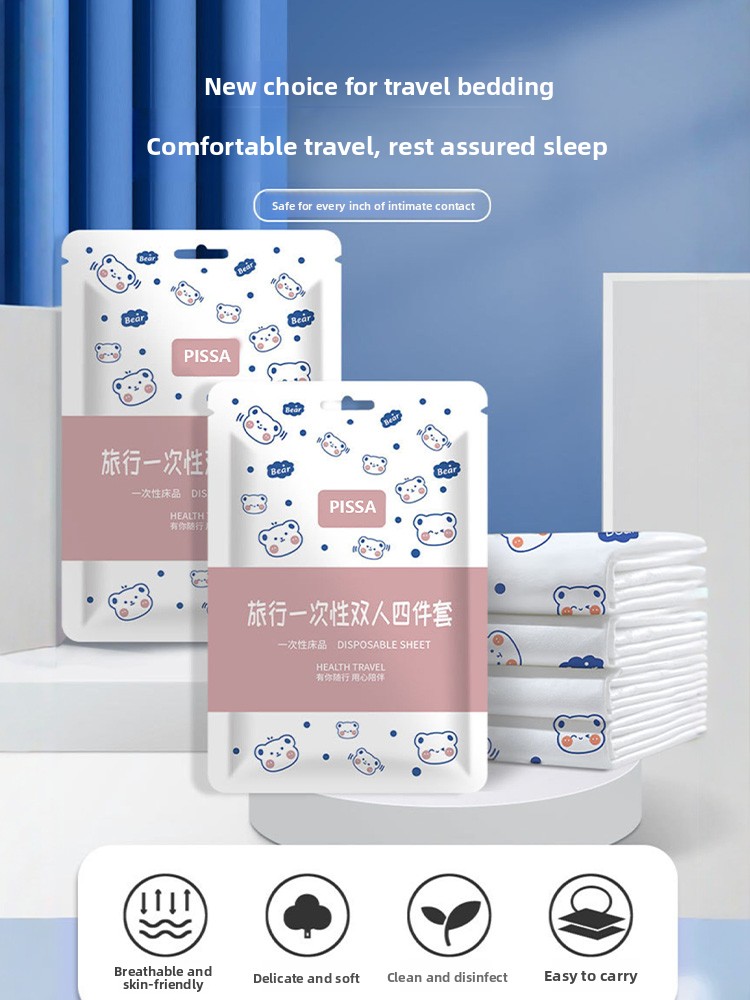 Disposable Hotel Bed Linen Set – обзор и цена Linen Duvet Cover