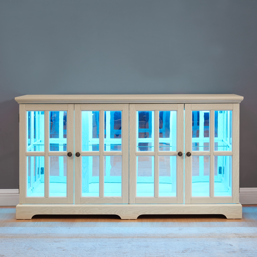 LED Curio Display Cabinet Vint – обзор и цена Home & Hotel Textiles Private Limited