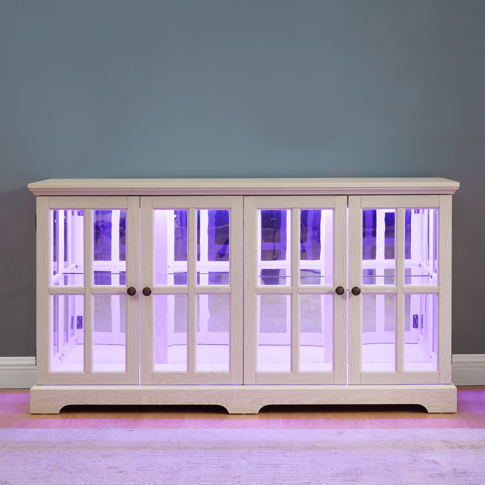 LED Curio Display Cabinet Vint – обзор и цена Home & Hotel Textiles Private Limited