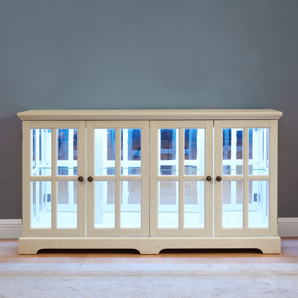 LED Curio Display Cabinet Vint – обзор и цена Home & Hotel Textiles Private Limited
