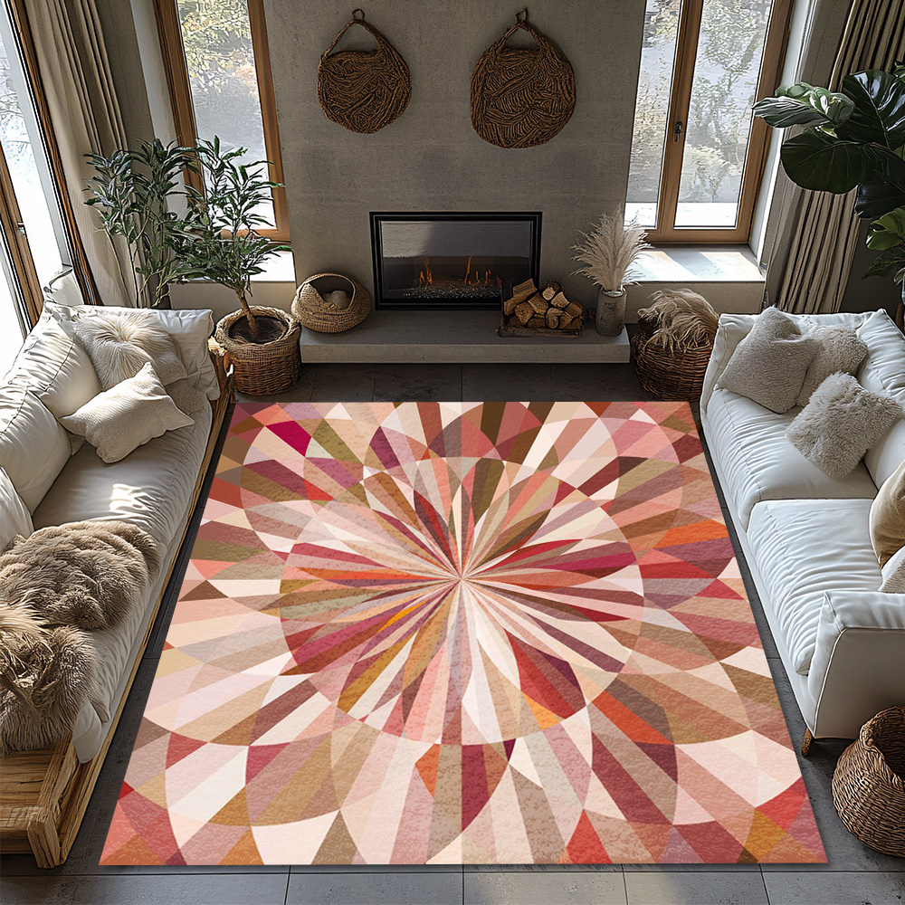 Tuniu Geometric Rose Pink Area – обзор и цена Home Textiles Rug