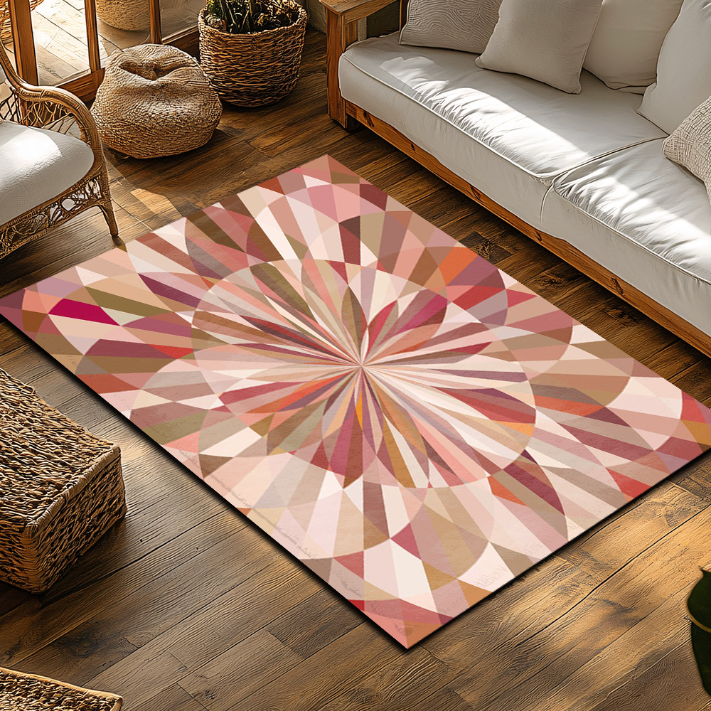 Tuniu Geometric Rose Pink Area – обзор и цена Home Textiles Rug