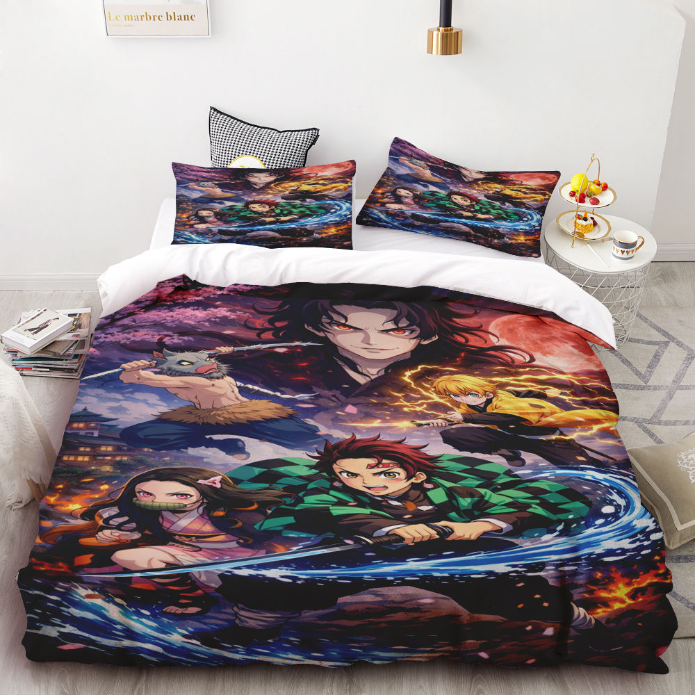 Duvet Cover Kamado Nezuko Demo – обзор и цена Linen Duvet Cover
